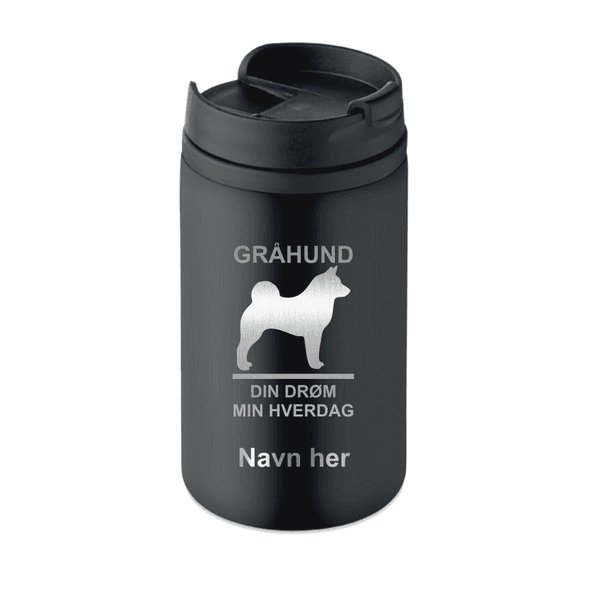 Hovedbilde Gravert kopp Gråhund